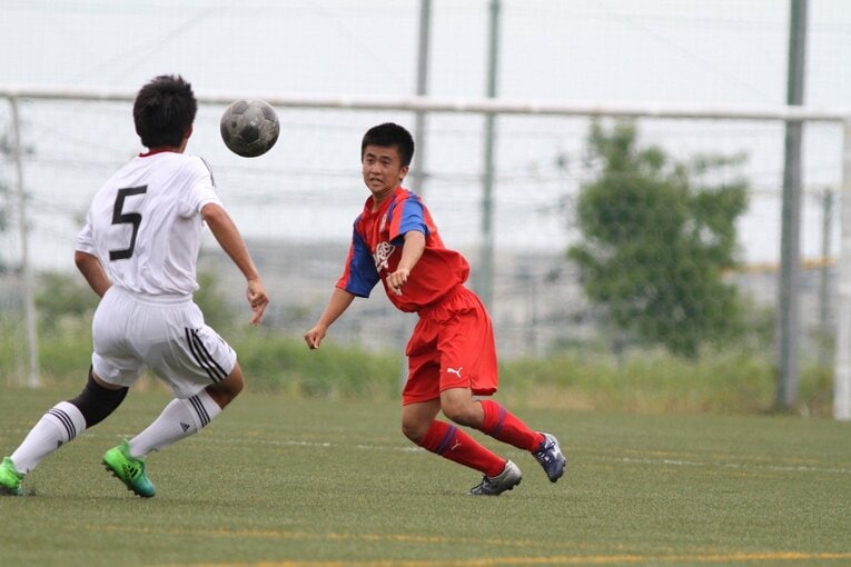 中京大中京高校のサッカー部に所属したウンパルンパ。SNSでも巧みな足元の技術や神業フリーキックなどを披露している　（写真＝本人提供）
