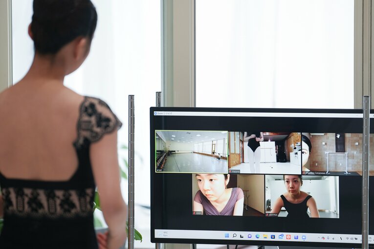 ロシアの名門・ボリショイバレエ学校から帰国した梶川陽菜さん（18歳）©︎Akito Iwamoto