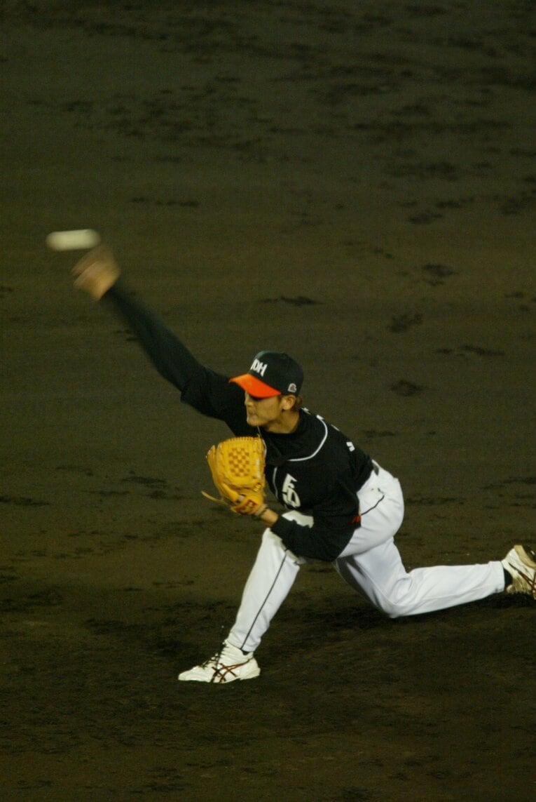 現役（ダイエー）時代の斉藤和巳　©BUNGEISHUNJU