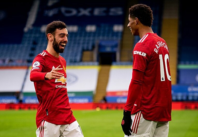 B・フェルナンデスとラッシュフォードは新たなマンUの象徴である（ｃ）Getty Images