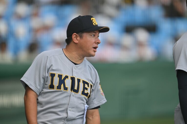 「ベスト4進出」仙台育英・須江航監督／40歳　©Hideki Sugiyama