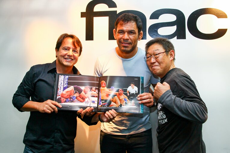 2013年、ブラジルで再会したノゲイラと筆者