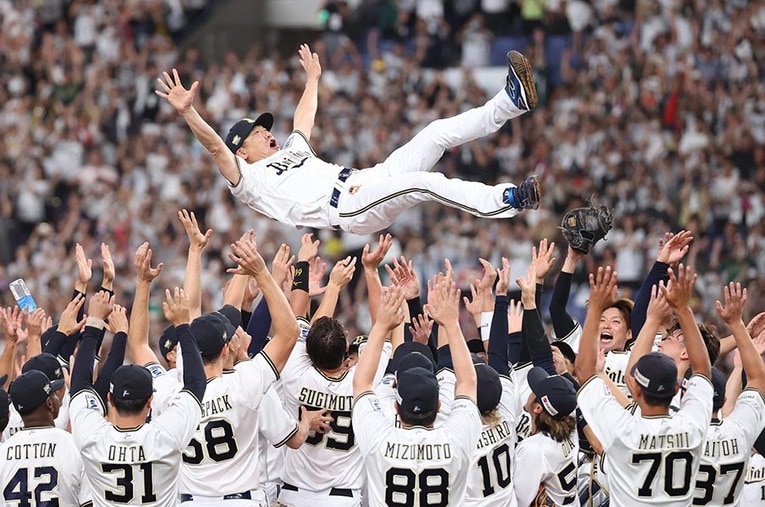 パ・リーグ3連覇を達成したオリックス。過去2年に比べて圧勝を飾れた要因とは ／ photograph by JIJI PRESS