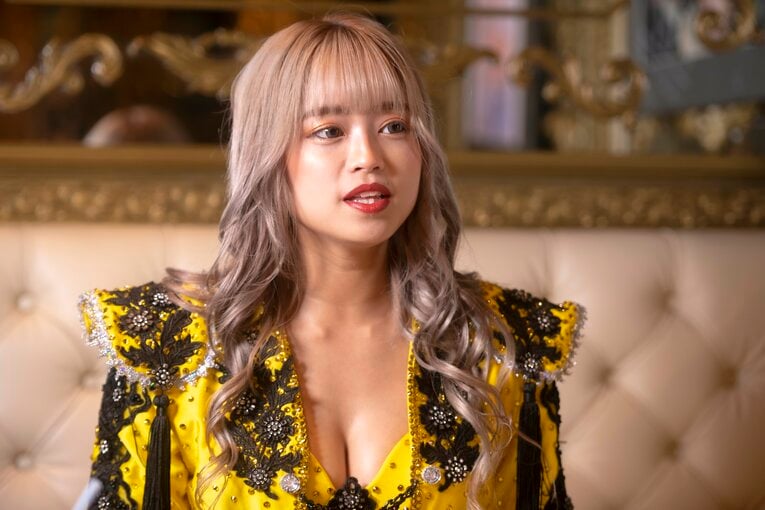 ソウル大学卒という経歴を持ち、バーレスク東京ではセンターダンサーとしても活躍するラムさん　©Takuya Sugiyama