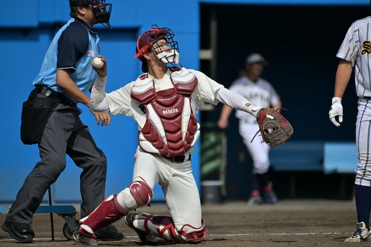 大学ジャパンでもキャプテンを務めた印出太一捕手。まさかのドラフト指名漏れとなった　©Hideki Sugiyama