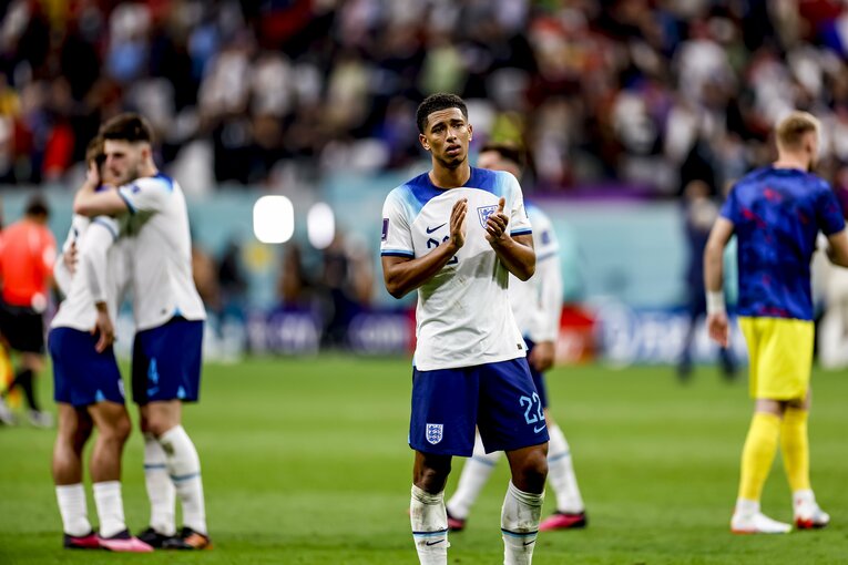 カタールW杯のベリンガム　©Kiichi Matsumoto/JMPA