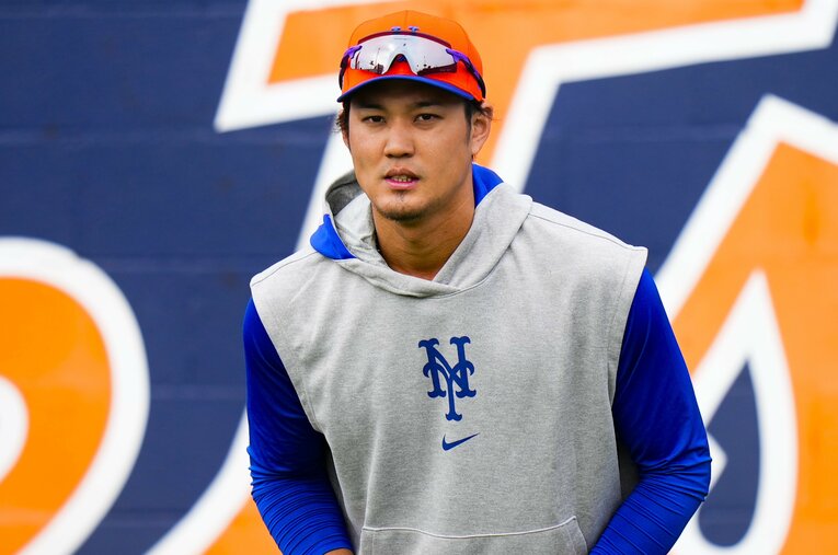 現地時間7月26日、所属するメッツから事実上の“戦力外通告”を受けた藤浪晋太郎（30歳）　©Getty Images