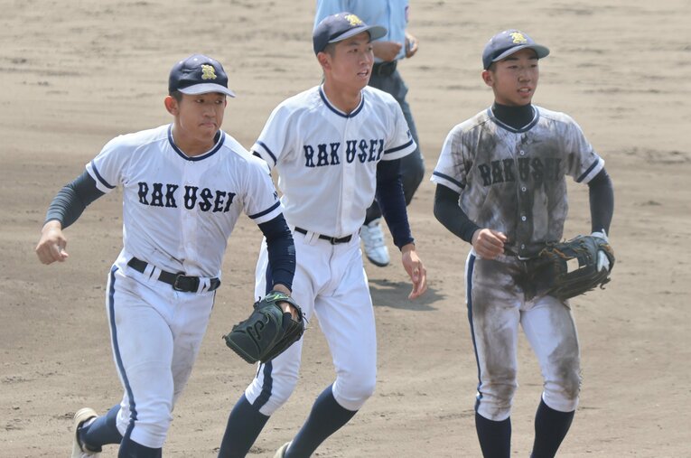 今年の春季大会で甲子園準優勝経験のある京都成章を破った洛星高校。約3人に1人が京大へ進学するという進学校の躍進の理由は？　©Fumi Sawai