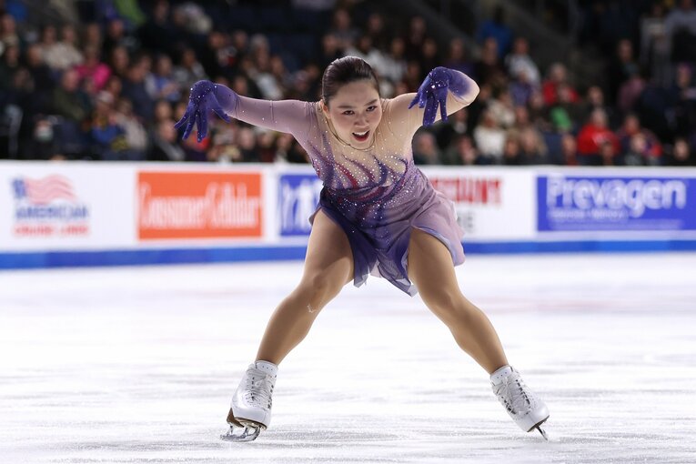 表情も魅力的だったフリーの演技　©Getty Images