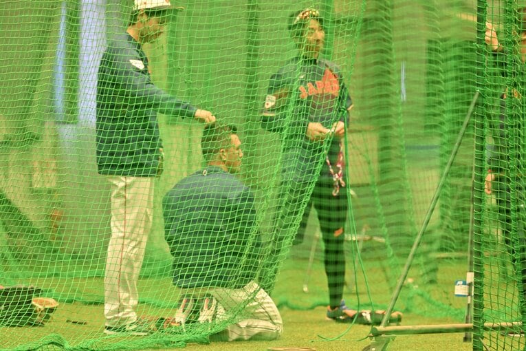 大谷＆ヌートバー　貴重2ショット　©Naoya Sanuki