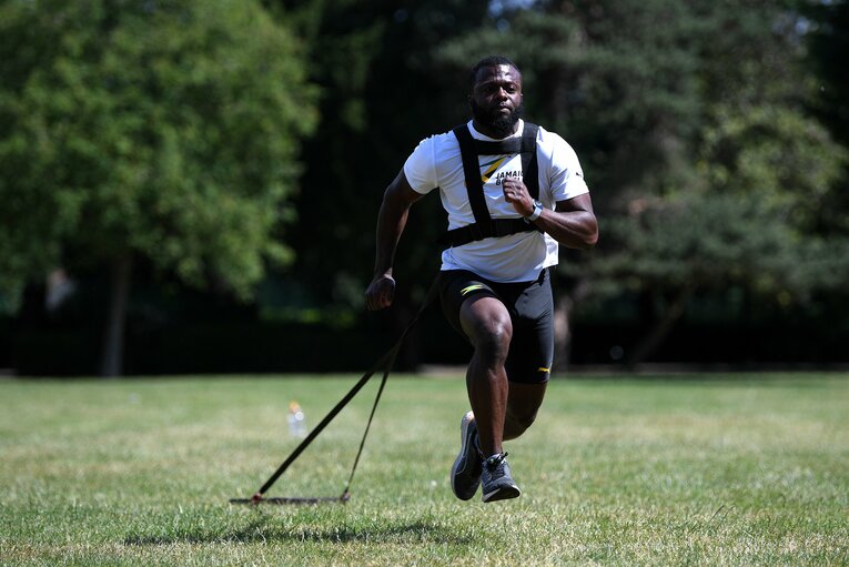 五輪に向けてトレーニングを続けるパイロットのションウェイン・スティーブンス。イギリス軍に在籍するスナイパーという異色の経歴を持っている　©Getty Images