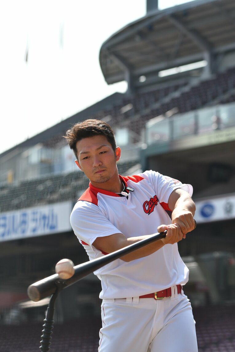 21歳時の鈴木誠也　©Hideki Sugiyama