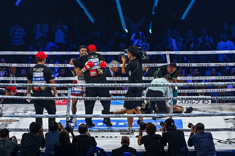 中谷潤人vs.ペッチ・ソー・チットパッタナ（WBC世界バンタム級タイトルマッチ）©Takuya Sugiyama