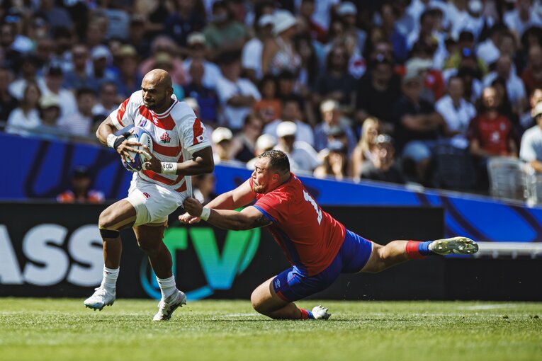 セミシ・マシレワ（ラグビーW杯チリ戦）©︎Kiichi Matsumoto