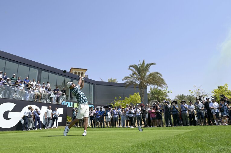 谷原秀人（写真）ら日本人選手もリブゴルフに参戦。賞金ばかりに注目が集まるが、「試合時間の短縮、コンサート開催など、初めてゴルフを見る人にとっても楽しめるイベント」とツアーの魅力を明かしている　©︎Getty Images