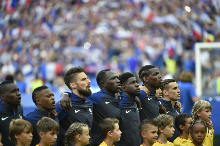 EURO2016でのポグバ　©Takuya Sugiyama