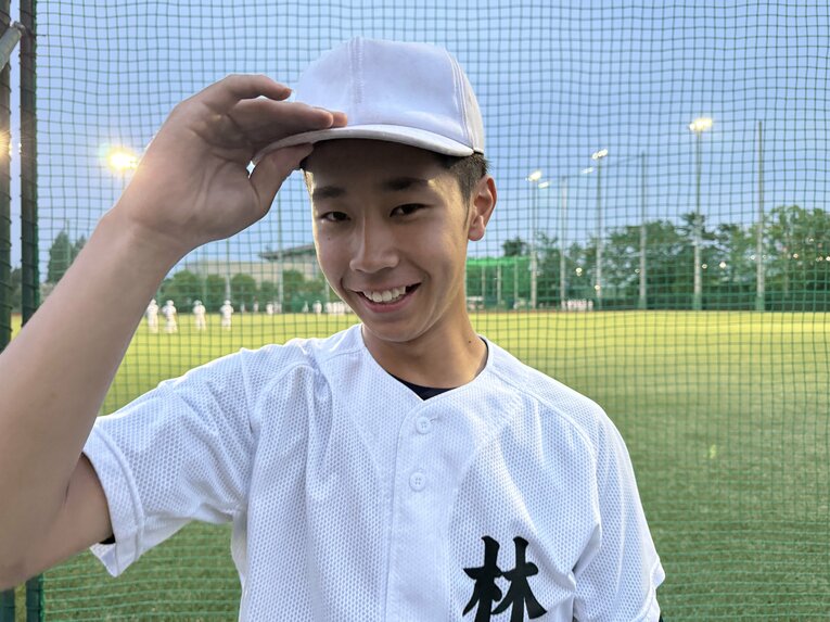 中3の夏にU-15侍ジャパンに選出された林にはおよそ15校から勧誘があったという ©Yuji Yanagawa