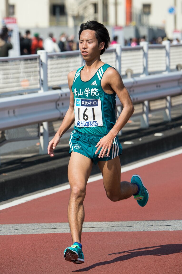 青学大でもエースとして活躍した一色。高3時に仙台育英高から豊川高に転校した　©︎BUNGEISHUNJU