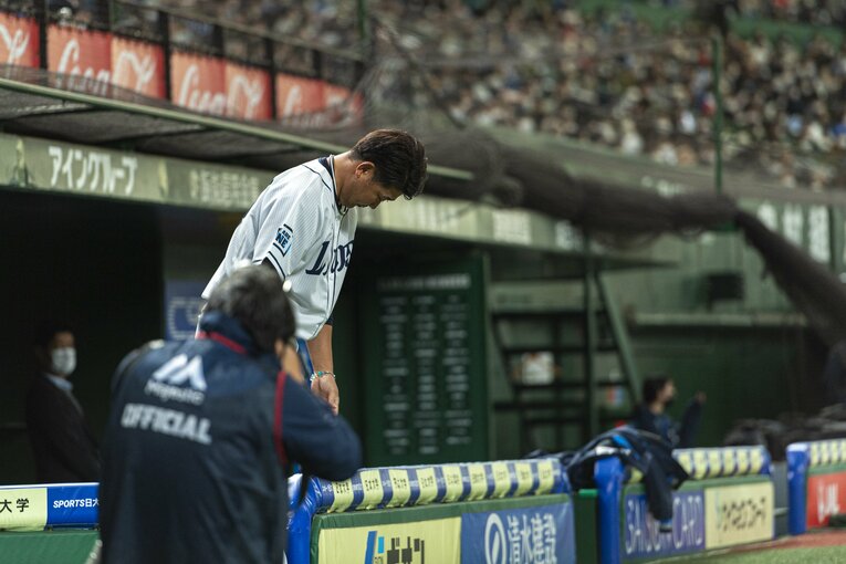 2021年12月の引退セレモニー　©Takuya Sugiyama