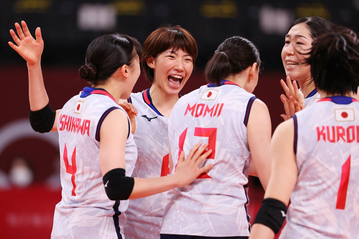 負傷した古賀の思いを背負ってコートに立つ石井優希 ©︎Yohei Osada/AFLO SPORT