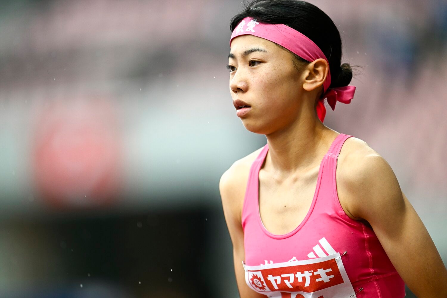 女子800ｍで19年ぶりに日本記録を更新した久保　©Asami Enomoto