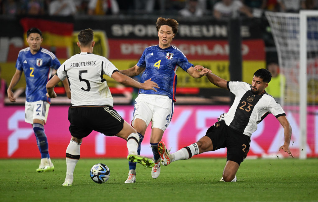 最終ラインで安定した守備を見せた板倉　©Getty Images