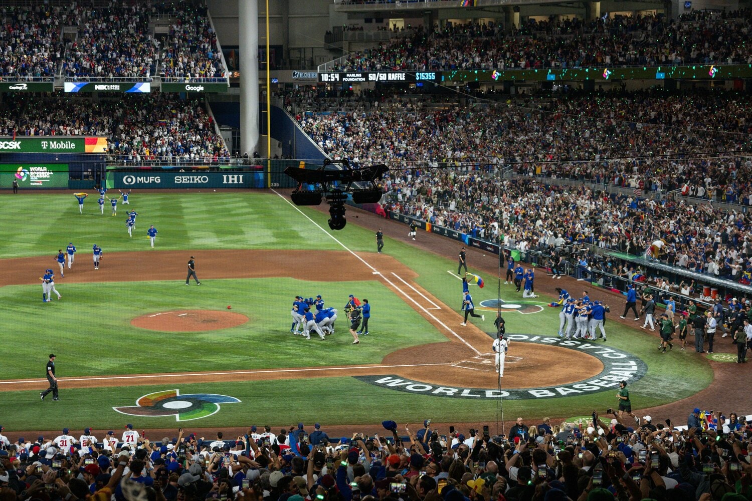 決勝、ベネズエラ優勝の瞬間　©Nanae Suzuki