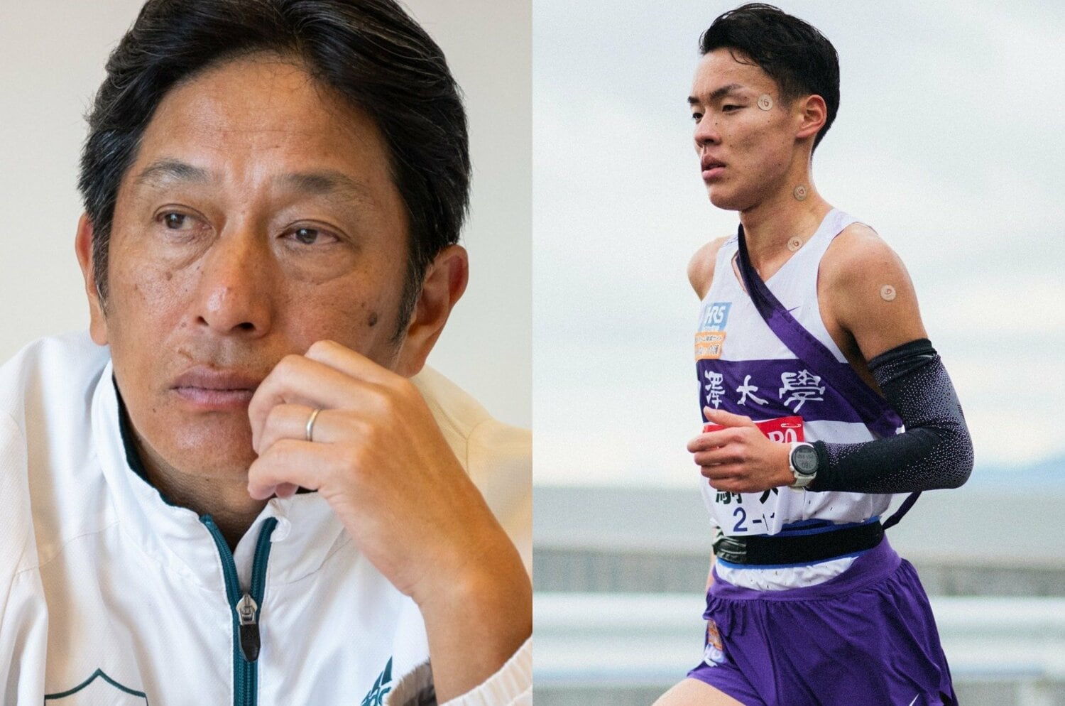 「ピクニック気分？ いや～、なかった！」青学大・原晋監督が戦慄…箱根駅伝で“異次元の区間新”駒大・佐藤圭汰の衝撃「（状態は）80％ぐらいです」＜Number Web＞ photograph by (L)Nanae Suzuki、(R)Yuki Suenaga