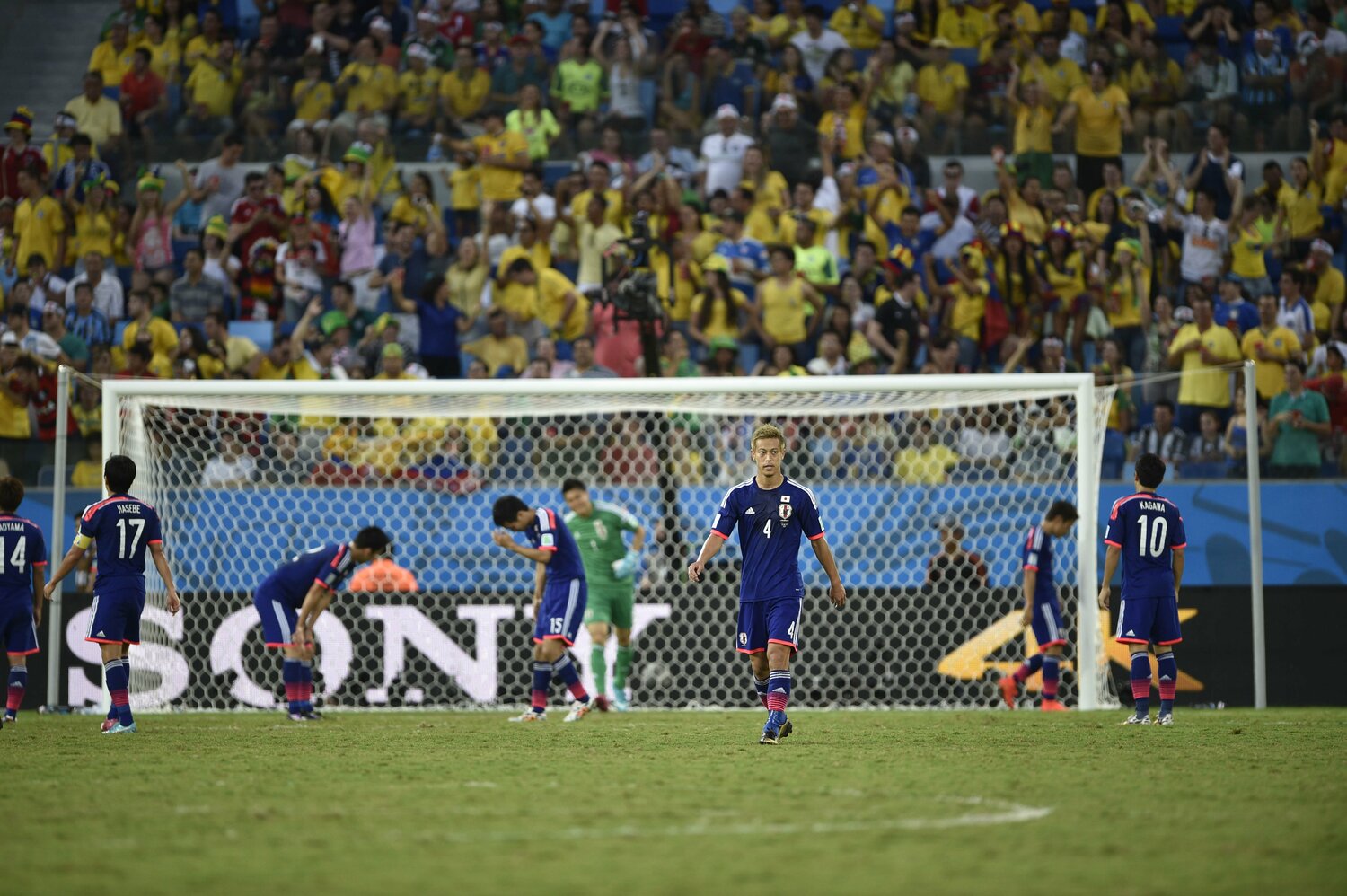 ブラジルW杯コロンビア戦 ©Takuya Sugiyama/JMPA