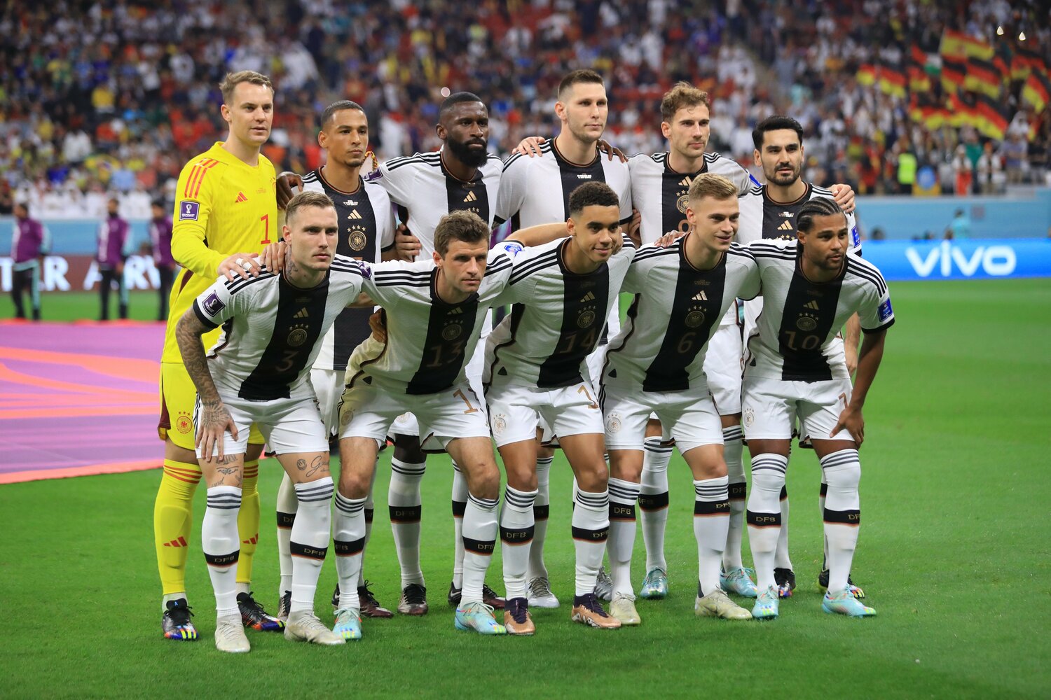 スペイン戦のスタメン　©Kazuo Fukuchi/JMPA