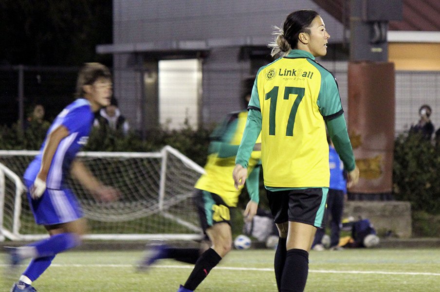 山王FC戦に出場した永里©Kyodo News