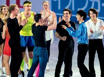 今季最終戦に見た、羽生結弦の強さの秘訣。~来季を見据えた“効率良い回転”~<Number Web> photograph by Takuya Sugiyama