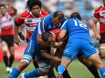 イタリア撃破! 日本ラグビー、進化の理由。~スクラム強化が呼んだ10連勝~<Number Web> photograph by Shinsuke Ida