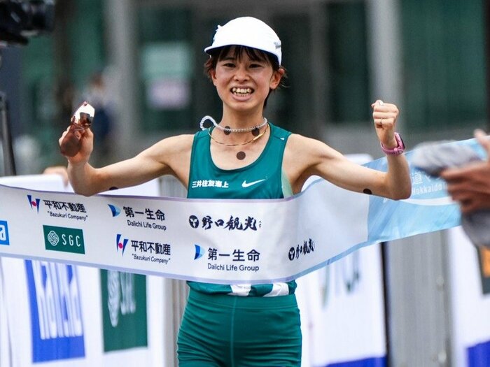 「終わってみるとあっという間」23歳“元天才少女”が初マラソンで復活のワケ…駅伝では「区間記録を1分更新」衝撃デビュー→大スランプからの軌跡＜Number Web＞ photograph by Satoshi Wada