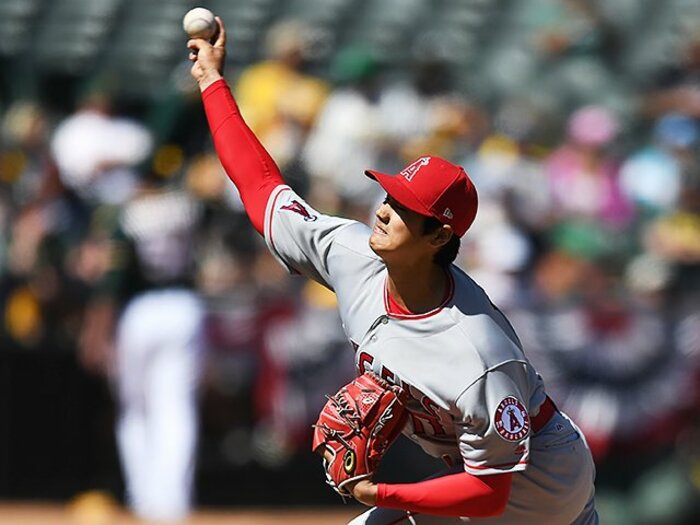 6回3安打3失点。大谷翔平が初被弾後に見せた「クオリティ」。<Number Web> photograph by Getty Images