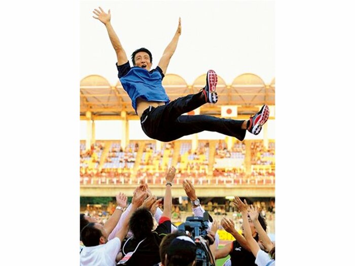 ＜現役最終戦に秘めた思い(16)＞朝原宣治「走り終えてわかった『ありがとう』の意味」＜Number Web＞ photograph by KYODO