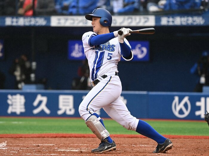 「バチッときた！」5月の打率は6割超え…DeNA松尾汐恩20歳が打撃開眼の意外な理由は「HR打ったろ！」をやめ「練習をきちんとするようになった」!?＜Number Web＞ photograph by Naoya Sanuki