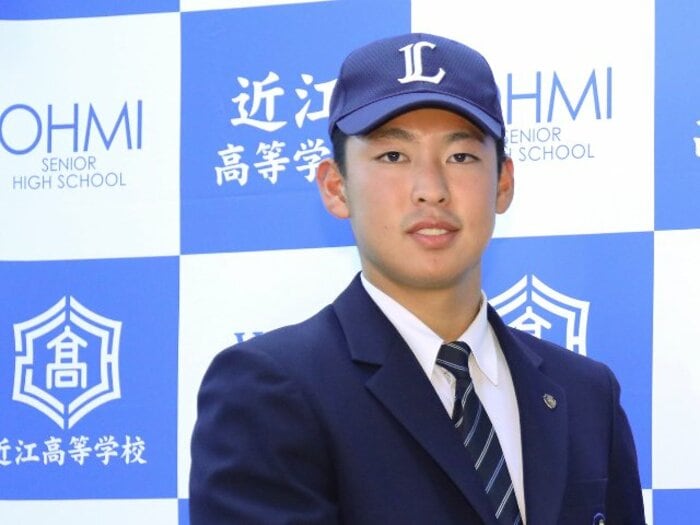 山田陽翔「待ってもらって申し訳ない」ドラフト5位指名までの1時間40分…近江高エース“上位確実”→下位指名の舞台裏「実は西武のことは詳しくなくて」＜Number Web＞ photograph by JIJI PRESS