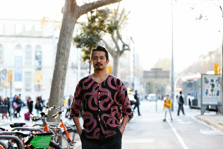 バルセロナの街で（撮影は2019年末） ©Daisuke Nakashima