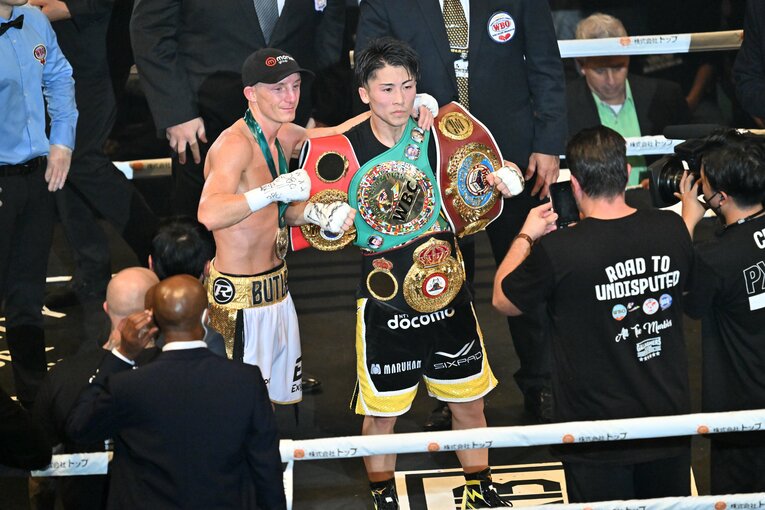 2022年12月13日／ポール・バトラー戦（WBA・WBC・IBF・WBO世界バンタム級王座統一戦）©Naoya Sanuki