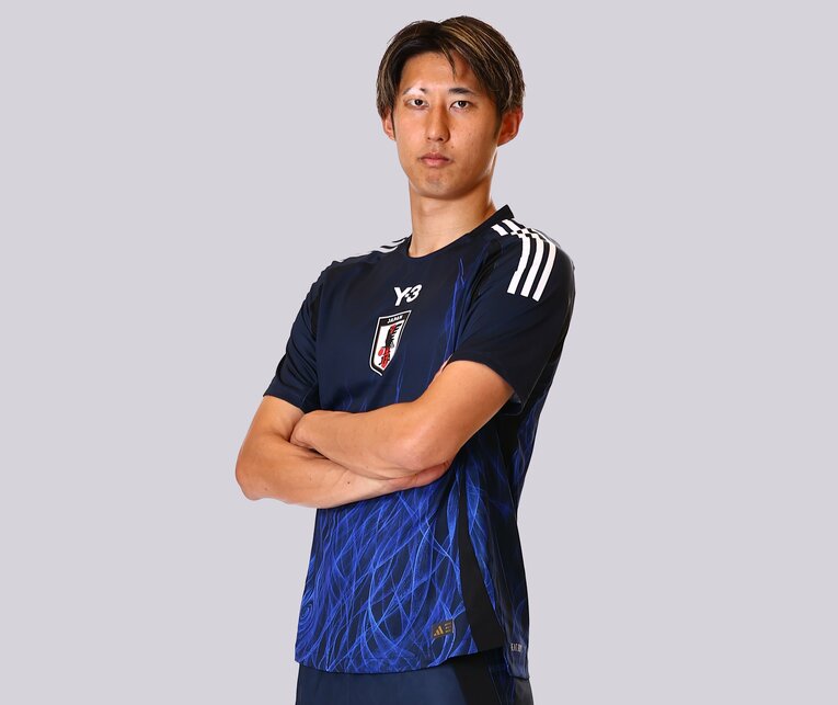 日本代表の新ユニフォームを身にまとった伊藤　©JFA/AFLO