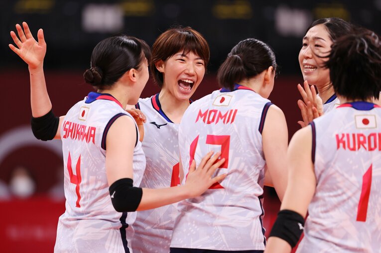 負傷した古賀の思いを背負ってコートに立つ石井優希　©︎Yohei Osada/AFLO SPORT