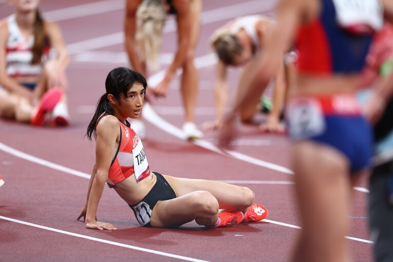 東京五輪1500ｍの準決勝では日本人女子初の4分切りとなる3分59秒19をマーク　©︎JMPA