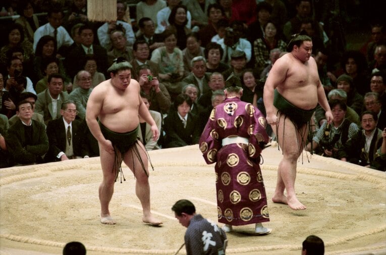 貴乃花vs若乃花（1995年）©︎Tadashi Shirasawa