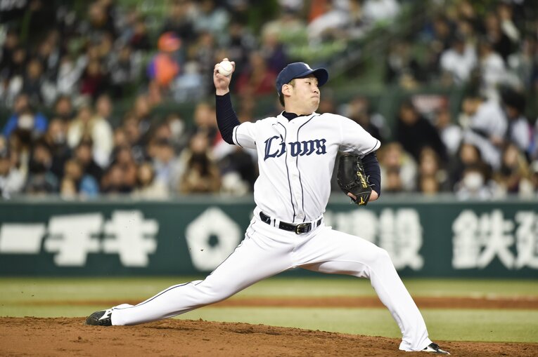 2015年の西武・増田　©Sports Graphic Number