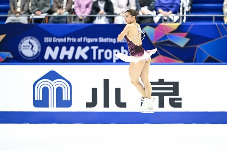 NHK杯で圧巻の演技を見せ、優勝を果たした坂本花織　©Asami Enomoto