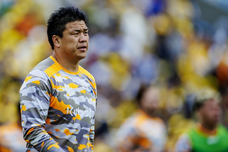 ファイナル進出に向けて集中するCTB立川理道（プレーオフ準決勝）　©︎Kiichi Matsumoto