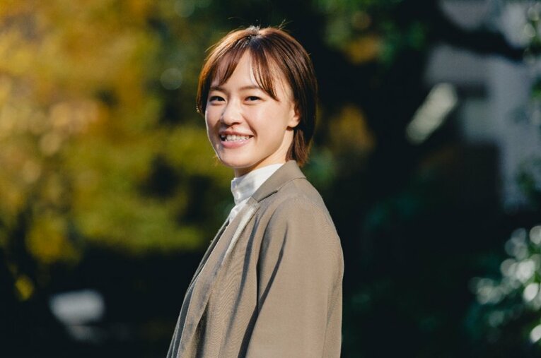 女性アスリートにまつわる問題について、率直に語ってくれたレスリング金メダリストの登坂絵莉さん ／ photograph by Wataru Sato