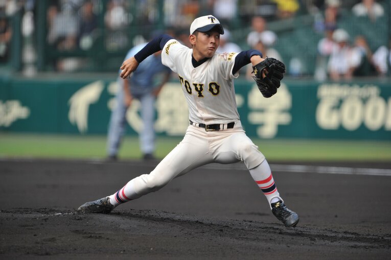 東洋大姫路時代の原樹理　©Hideki Sugiyama