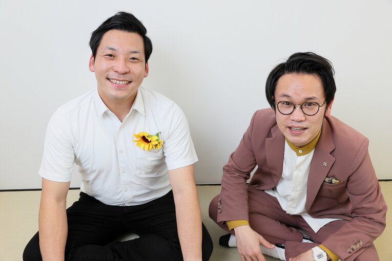 3年連続でM-1決勝進出を果たし、過去最高の3位になったインディアンスの田渕章裕（左、ボケ担当、36歳）ときむ（ツッコミ担当、34歳）